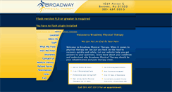 Desktop Screenshot of broadwaypt.com